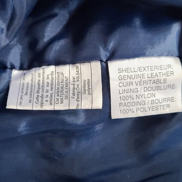 Vintage blue leather western fringe tasseled jacket womens small/medium - Picture 8 of 8